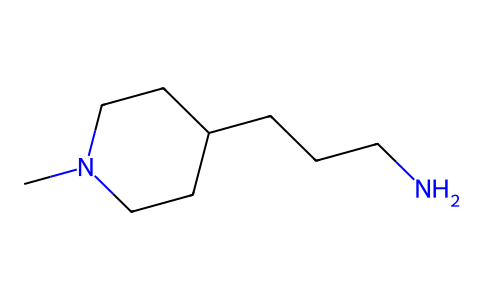 4-Piperidinepropanamine,1-methyl-(9CI) 622369-83-9